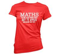 Math: The Only Place Where People Buy 70 Apples Women's T-Shirt - red 14