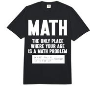 Math The Only Place Where Your Age is A Math Problem Comfort Colors Adult Heavyweight T-Shirt