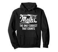 Math The Only Subject That Counts Gift Funny Math Teacher Pullover Hoodie