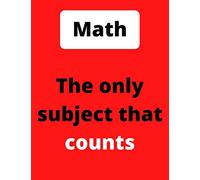 Math - The only subject that counts: Maths paper and equipment - Graph paper notebook 5x5
