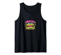 Math The Only Subject That Counts Tank Top