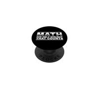 Math The Only Subject That Counts Teacher Humor PopSockets Adhesive PopGrip