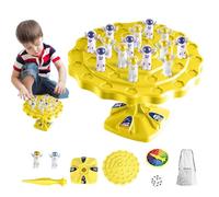 Math Toy Astronaut Balance Tree - ABS Educational Spaceman Balancing Game, STEM Learning Toy for Parent-Child Interaction, Entertaining Intellectual Desktop Toy | Leisure Pedag