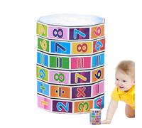 Math Toys - Calculating Puzzle Detachable Column Cube, Add, Subtract, Multiply And Divide Exercises Classroom Supplies For Kids