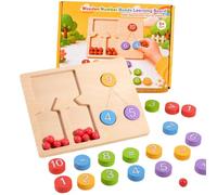 Math Toys for Kids Number Matching Learning Educational Board | Math Learning Toys for Age 3 Years and up Boys Girls Classroom School Kindergarten Preschool Vacation Birthday