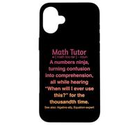 Math Tutor Case for iPhone 16 Plus