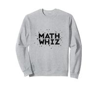 Math Whiz: Clever Calculations for Number Enthusiasts Sweatshirt, Adult Unisex, Heather Grey, L