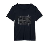 Math Whiz: Clever Calculations for Number Enthusiasts T-Shirt, Women's Plus, Black, 4X