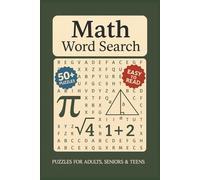 Math Word Search Puzzle: Word Search with Easy to Read Print about Math, School, Learning and More | 6x9 inches, 100 pages | 50+ Puzzles... Gift for Vacation, Holidays, and More