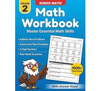 Math Workbook for Grade 2 - Addition and Subtraction With Word Problems: Over 1000 Math Practice Exercises with Answer Key | Math Practice Workbook for Kids Ages 7-8