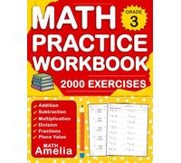 Math Workbook For Grade 3 With Addition, Subtraction, Multiplication, Division, Fractions, Place Value With Answers: Math Practice Workbook For kids ... Exercises | Math Worksheets For 3rd Grade
