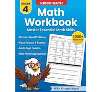 Math Workbook for Grade 4 - Division Exercises With Word Problems: Over 1000 Division Exercises with Answer Key | Multi-Digit Math Practice Workbook For Kids Ages 9-10