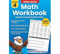 Math Workbook for Grade 4 - Multiplication Exercises with Word Problems: Over 1000 Multiplication Exercises with Answer Key | Multi-Digit Math Practice Workbook for Kids Ages 9-10