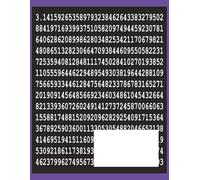 Math Working Book: Simple School Book with Squares