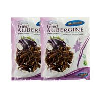 Mathangi Fried Aubergine Product Made from Aubergine and Sunflower Oil Eggplant Slices Crispy and flavorful Perfect for Snacking or as a Side Dish 250g Pack of 2