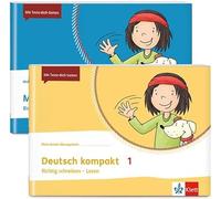 Math & German Compact 1 - 2 workbooks: Math, German Grade 1 - Klett Verlag