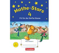 Mathe-Stars - Fit für die 4. Klasse. Übungsheft: Mit Lösungen