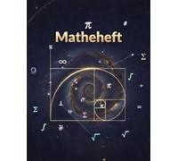 Matheheft: Goldenes Verhältnis Fibonacci Spirale | Kariertes Papier 7 mm: 21,59 × 27,94 cm | 120 karierte Seiten für Schüler, Studenten, Ingenieure & Mathematik-Fans