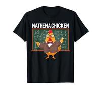 Mathemachicken Funny Math Teacher Chicken Pun Men Women Kids T-Shirt