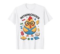 Mathemachicken Funny Math Teacher Chicken Pun Men Women Kids T-Shirt