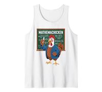 Mathemachicken Funny Math Teacher Chicken Pun Men Women Kids Tank Top