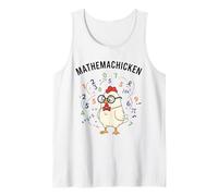 Mathemachicken Funny Math Teacher Chicken Pun Men Women Kids Tank Top