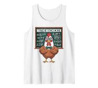 Mathemachicken Funny Math Teacher Chicken Pun Men Women Kids Tank Top