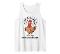 Mathemachicken Funny Math Teacher Chicken Pun Men Women Kids Tank Top