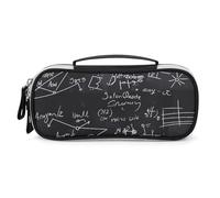 Mathematical Algebra Equations Formulas Pencil Case Portable Makeup Bag Organizer Pencil Pouch Cosmetic Bags for Women