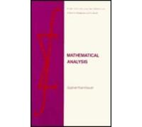 Mathematical Analysis: Pure and Applied Mathematics, Vol 31