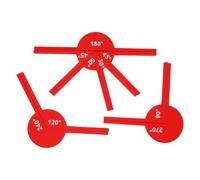 Mathematical Angle Tools - Geometry Learning Set, Teacher Aids with Grip, Material Device with Balance, Study Organizer Functional Style, Classroom Accessories for Home School, Students