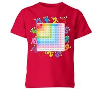 Mathematical Apparel Educational Fashion School Pride Fashion Math Kids Boys Girls Teen Tee Top T-Shirt #ND4 Red 7-8 Years