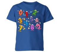 Mathematical Apparel Educational Fashion School Pride Fashion National Numeracy Number Day Maths Day Kids Boys Girls Teen Tee Top T-Shirt #ND3 Royal 7-8 Years