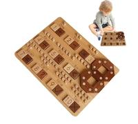 Mathematical Board Games for,Mathematical Board for,Educational Digital Board Game - Educational Digital Game Set for, Adding Wood, Subtraction, Multiplication and Cal