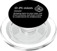 Mathematical Constant Funny Onion Opinion Pi Definition PopSockets PopGrip for MagSafe