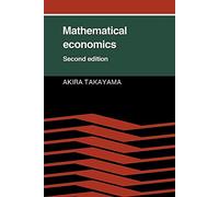 Mathematical Economics – Cambridge University Press