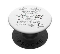 Mathematical equations and physics formulas science pattern PopSockets Adhesive PopGrip