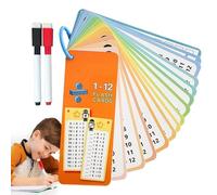 Mathematical Flash Cards for Nurseries - Maths Flash Cards with Visual Aids, Sorting Rings and Reference Cards - Math Index Cards for Supplement