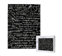 Mathematical Formula,500 Pieces Wooden Jigsaw Family Game Jigsaw Puzzles for Adults Teens