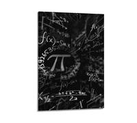 Mathematical Formula Canvas Art Poster Canvas Wall Poster Decoration Painting Art Bedroom Living Room Office Painting Modern Home Decoration Wall Art Picture Print 08 x 12 inches (20 x 30 cm)