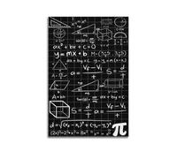Mathematical Formula Classroom Decoration Art Poster Canvas Wall Poster Decoration Painting Art Bedroom Living Room Office Painting Modern Home Decoration Wall Art Picture Print 12 x 18 inches (3