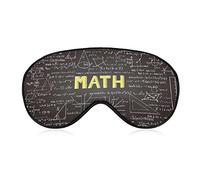Mathematical Formula Sleep Mask Night Cover Eye for Women Men BlockLight for Airplane Travel Nap Adjustable Strap