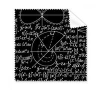 Mathematical Formulas Science Calculus Painted Stick Figure Glasses Cloth Cleaning Cloth Gift Phone Screen Cleaner 5pcs