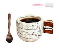 Mathematical Formulas Tea Mug,Math Ceramic Coffee Cup with Handle,Funny Novelty Drinkware Mugs for Coworker Office Engineer Gifts