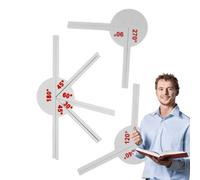 Mathematical Geometry Tools - Angle Shape Manipulatives Kit, Math Learning Materials, Classroom Teaching Aids | Supplies Educational Geometry Learning Set For Kids School Elementary Students Children