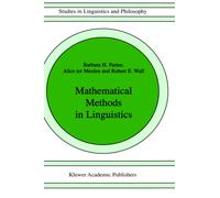 Mathematical Methods in Linguistics