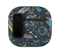 Mathematical Multicolored Formulas Cute Case PC Earbud Cases Protective Cover Compatible for AirPods 4