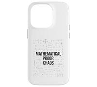 Mathematical Proof Chaos Funny Math Humor Equations Case for iPhone 14 Pro