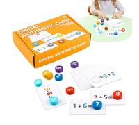 Mathematical Toys - Interactive Games for Cognitive Education, Cards for Learning to Count and Subtract, for Addition Subtraction Kindergarten Kindergarten Birthday Christmas Children Girls