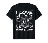 Mathematician I Math I Feline Lovers I Love Math And Cats T-Shirt